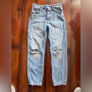 Mother Denim jeans. The Tomcat confession size 27
